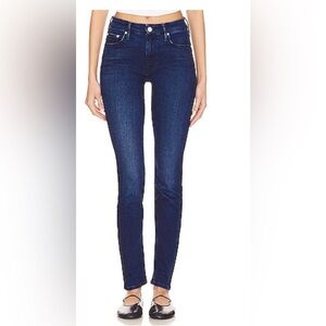 MOTHER The Looker Skimp in Taking Shape Dark Blue. Size 27